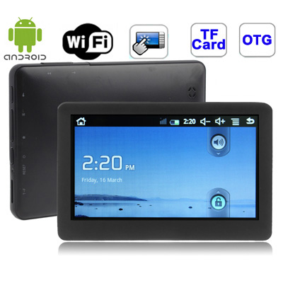 Q10 Black, 5.0 inch Touch Screen Android 2.3 Style MP5 with WIFI function, 8GB NAND Flash, Chip: JZ4760B, Support USB OTG functi